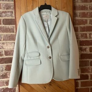 J. Crew Mint Green Wool Blazer